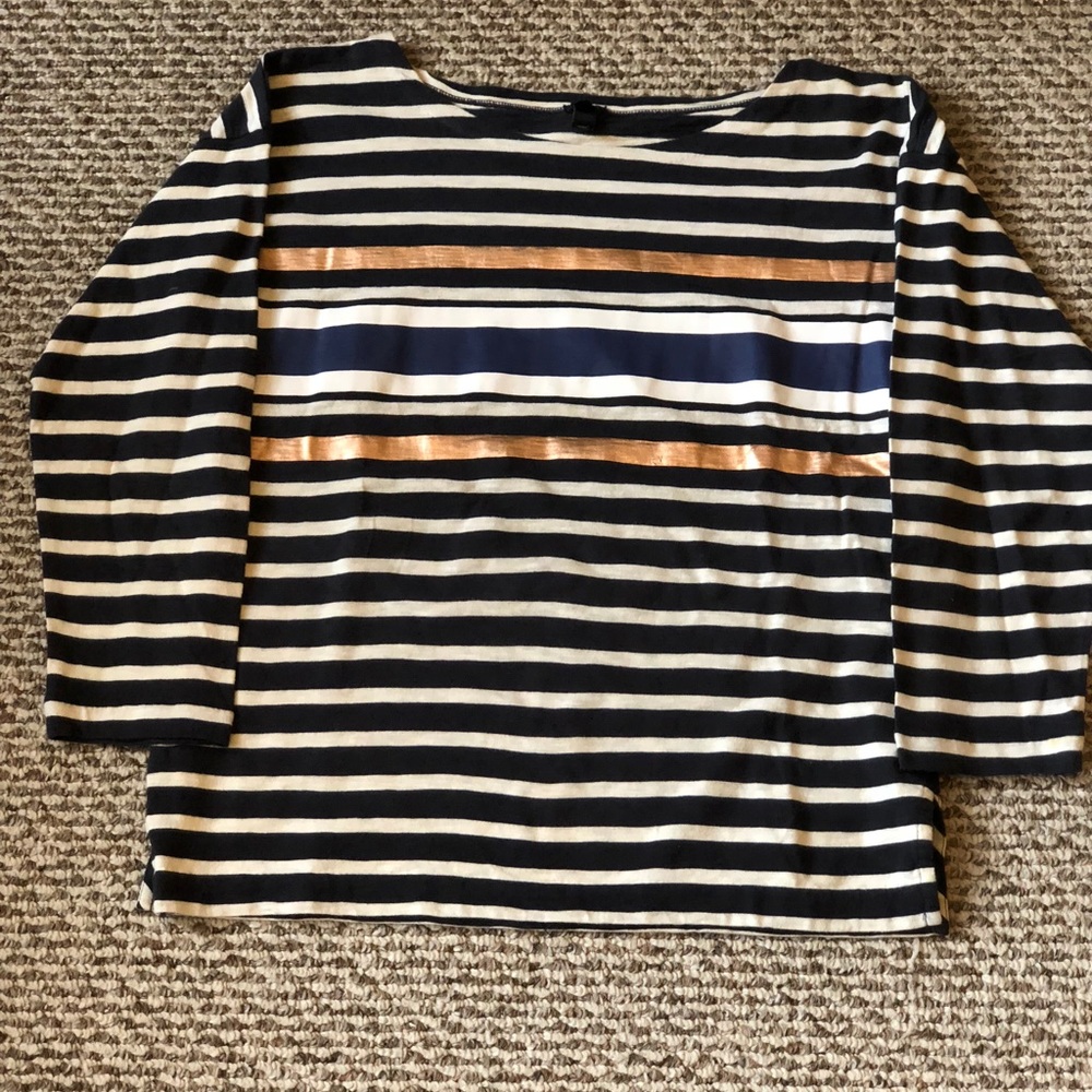 J Crew Long Sleeve Top Size M